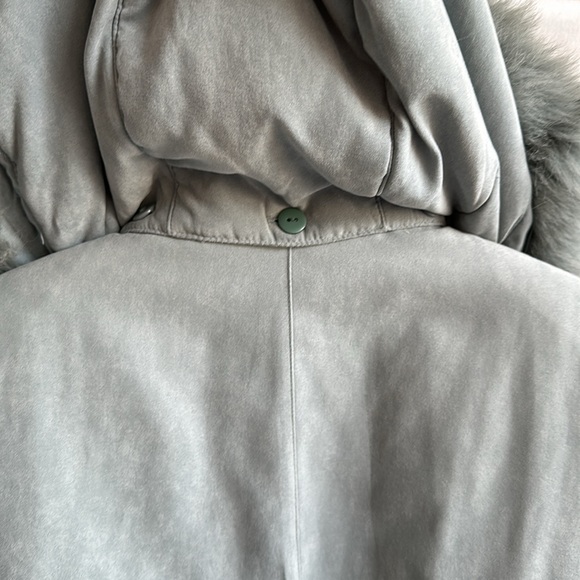 Gallery gorgeous vintage sea foam green winter coat, size M - Picture 7 of 15